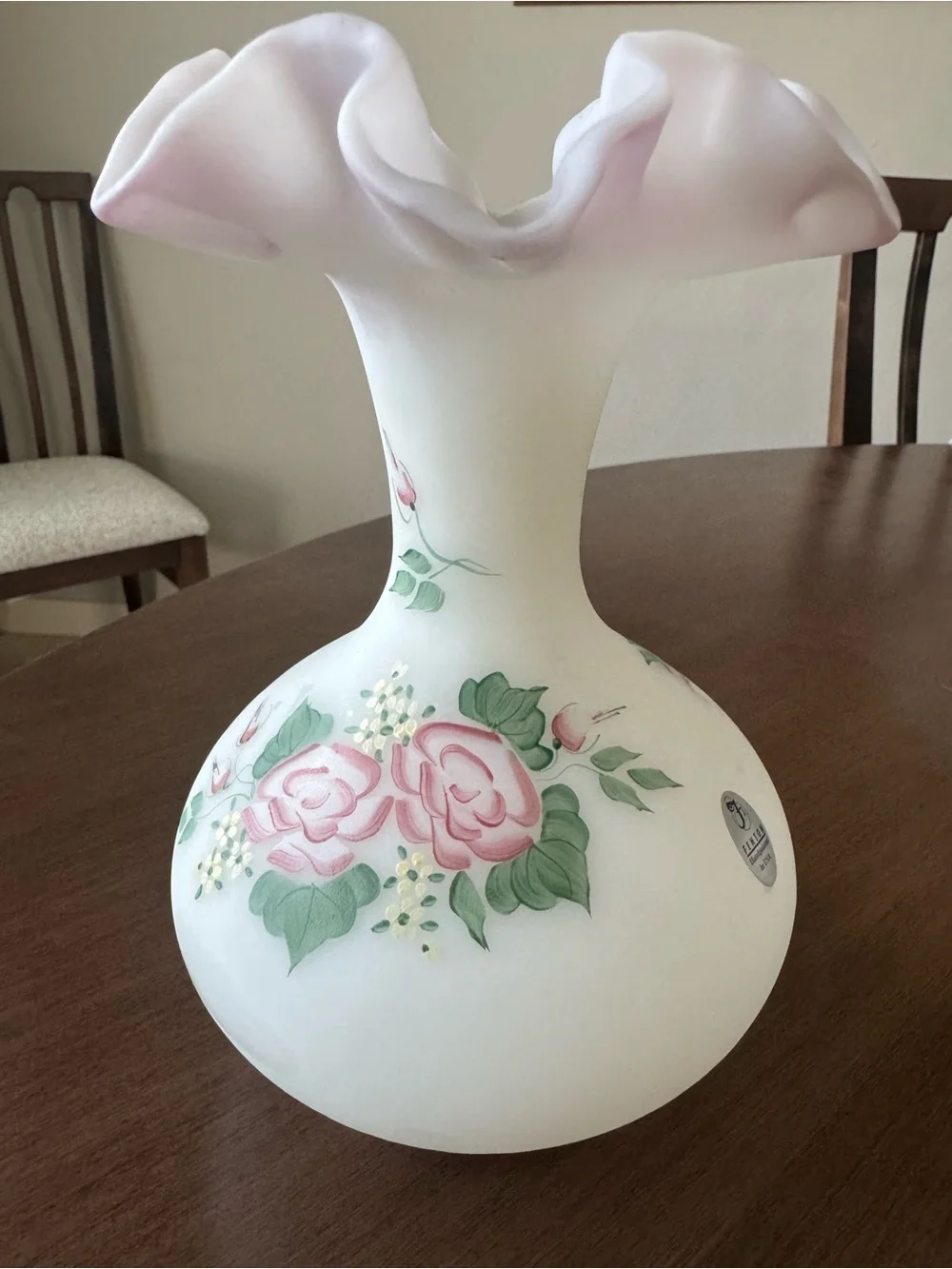 Fenton white satin
